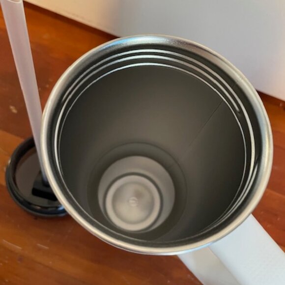 NEW Stanley Water Bottle Cold Flip Straw Quencher White Handle Hiking Athletic - Picture 11 of 13